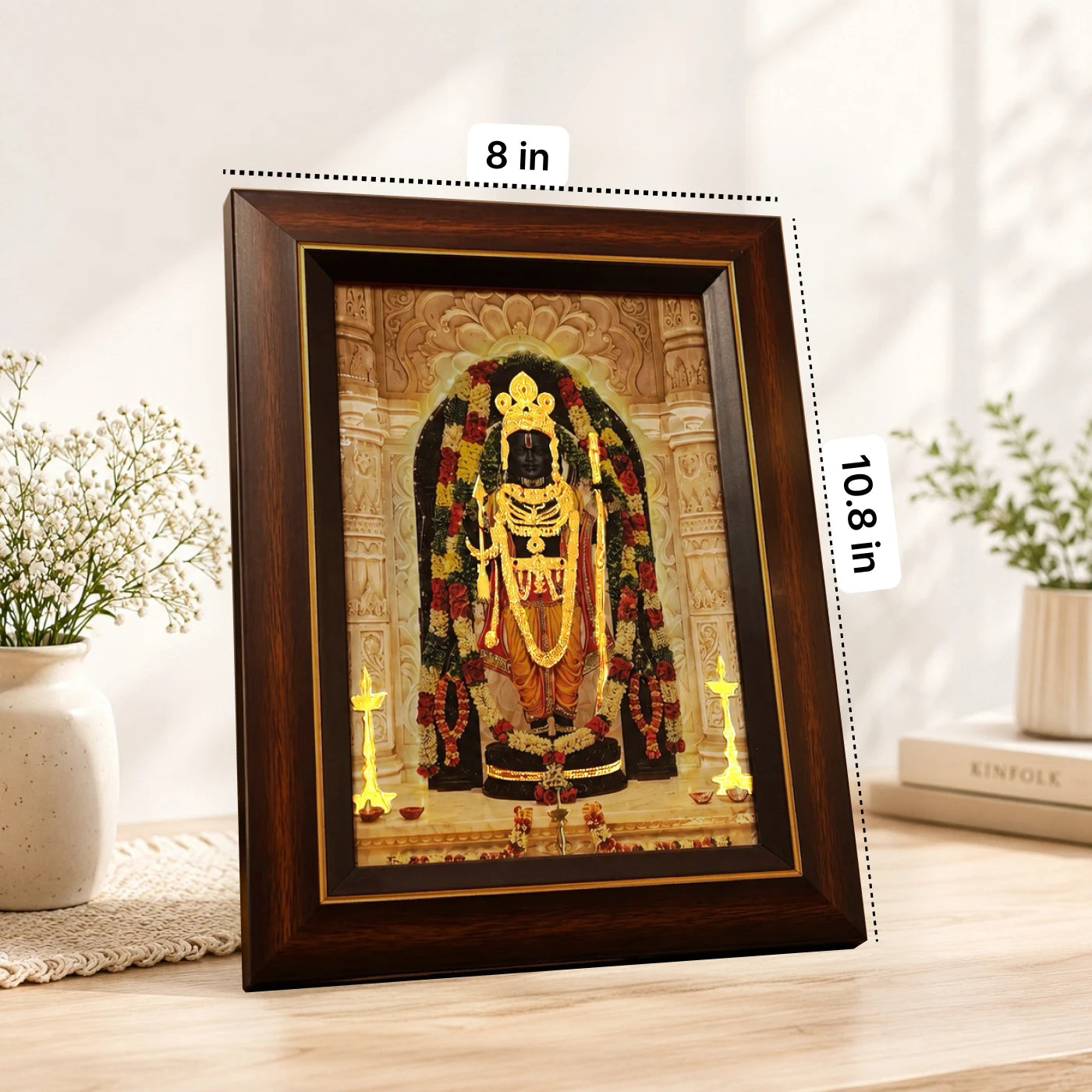 Scanning the Ram Lalla frame with the Shubh Darshan App for AR Manas Puja