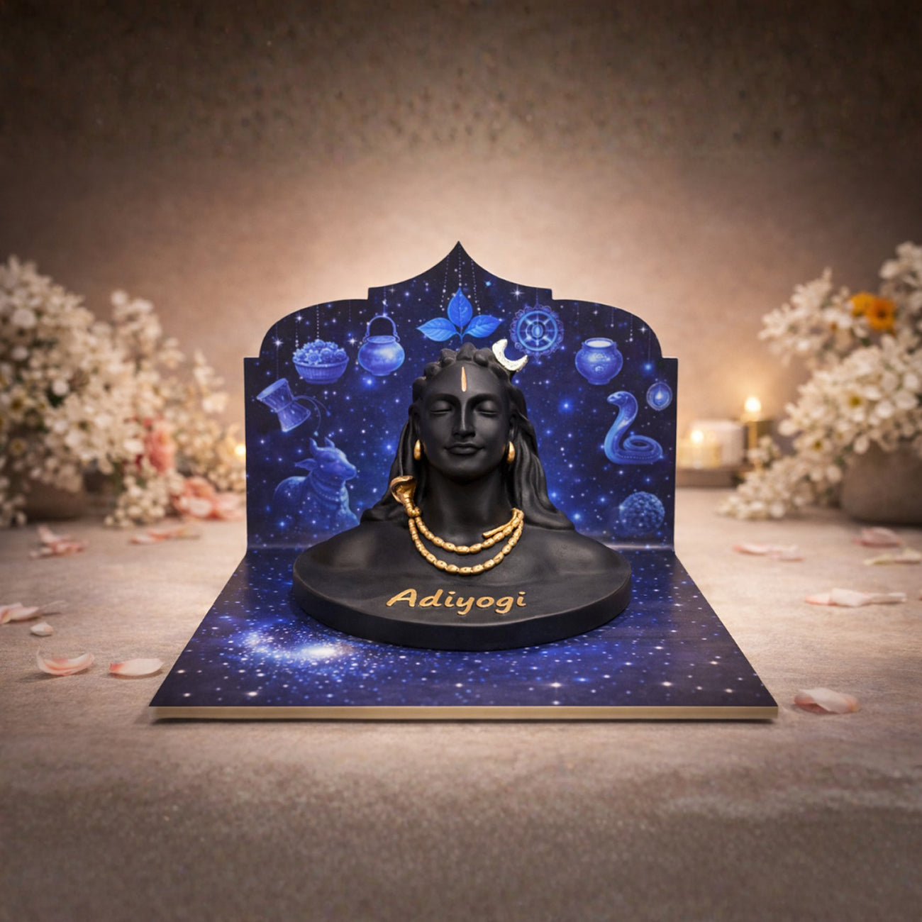 Adiyogi Shiva Idol (3D AR Edition)