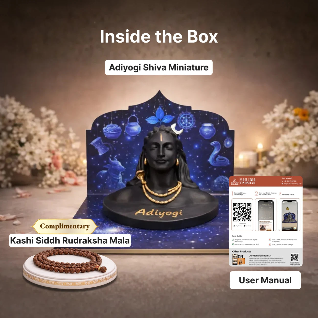 Adiyogi Shiva Idol (3D AR Edition)
