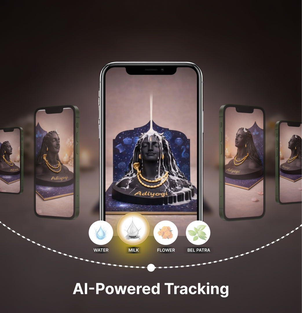 Adiyogi Shiva Idol (3D AR Edition)