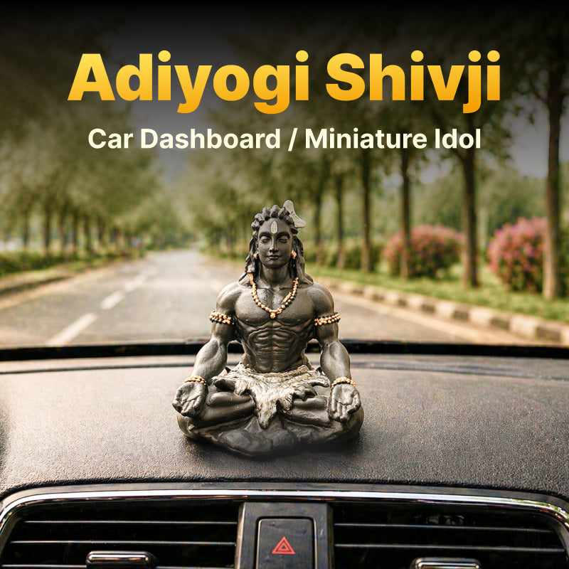Adiyogi Shiv Car Dashboard / Miniature Idol