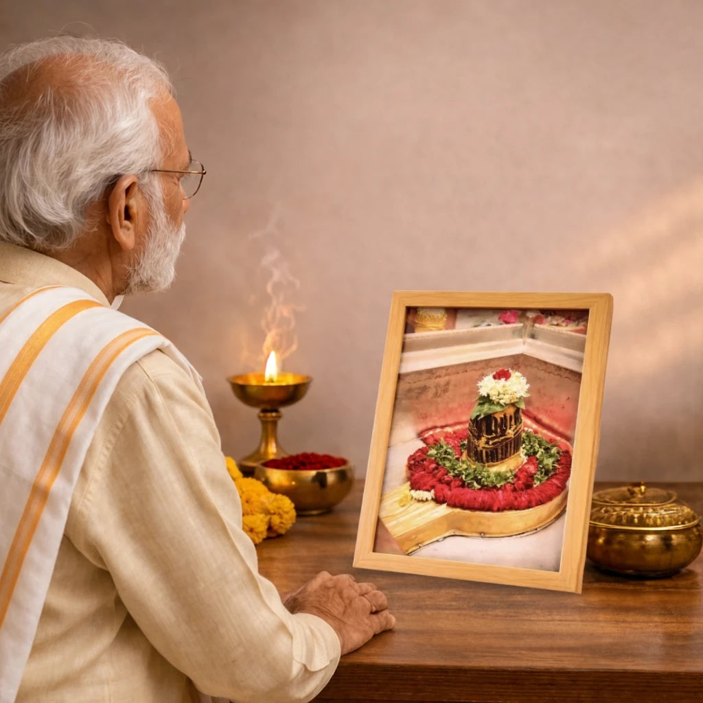 Shri Kashi Vishwanath Portal Frame – 3D AR Edition | Table Frame