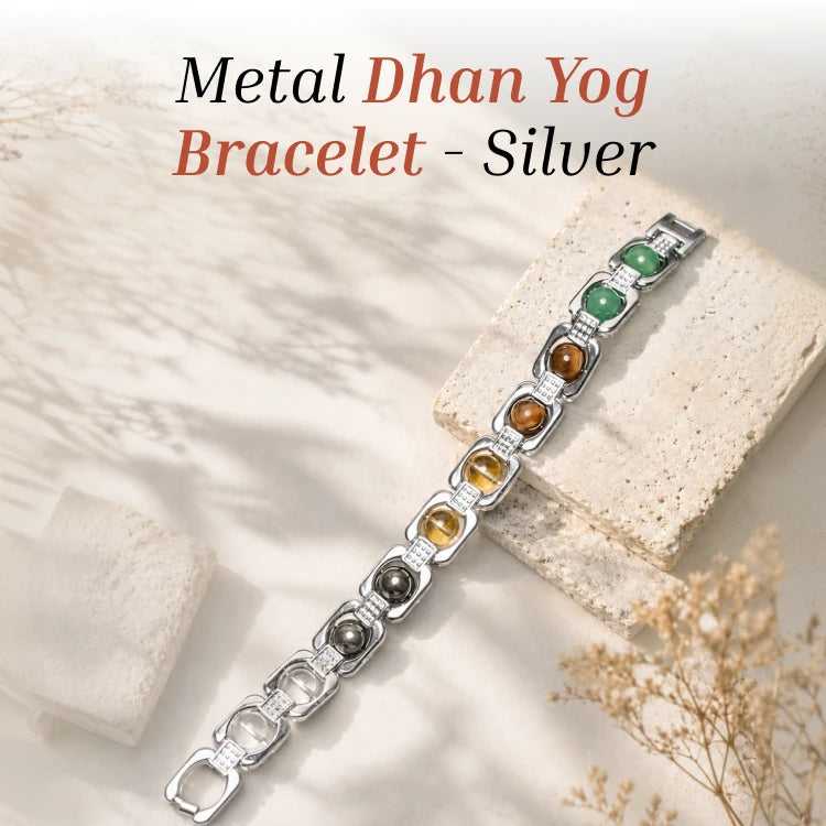 Metal Dhan Yog Bracelet - Silver