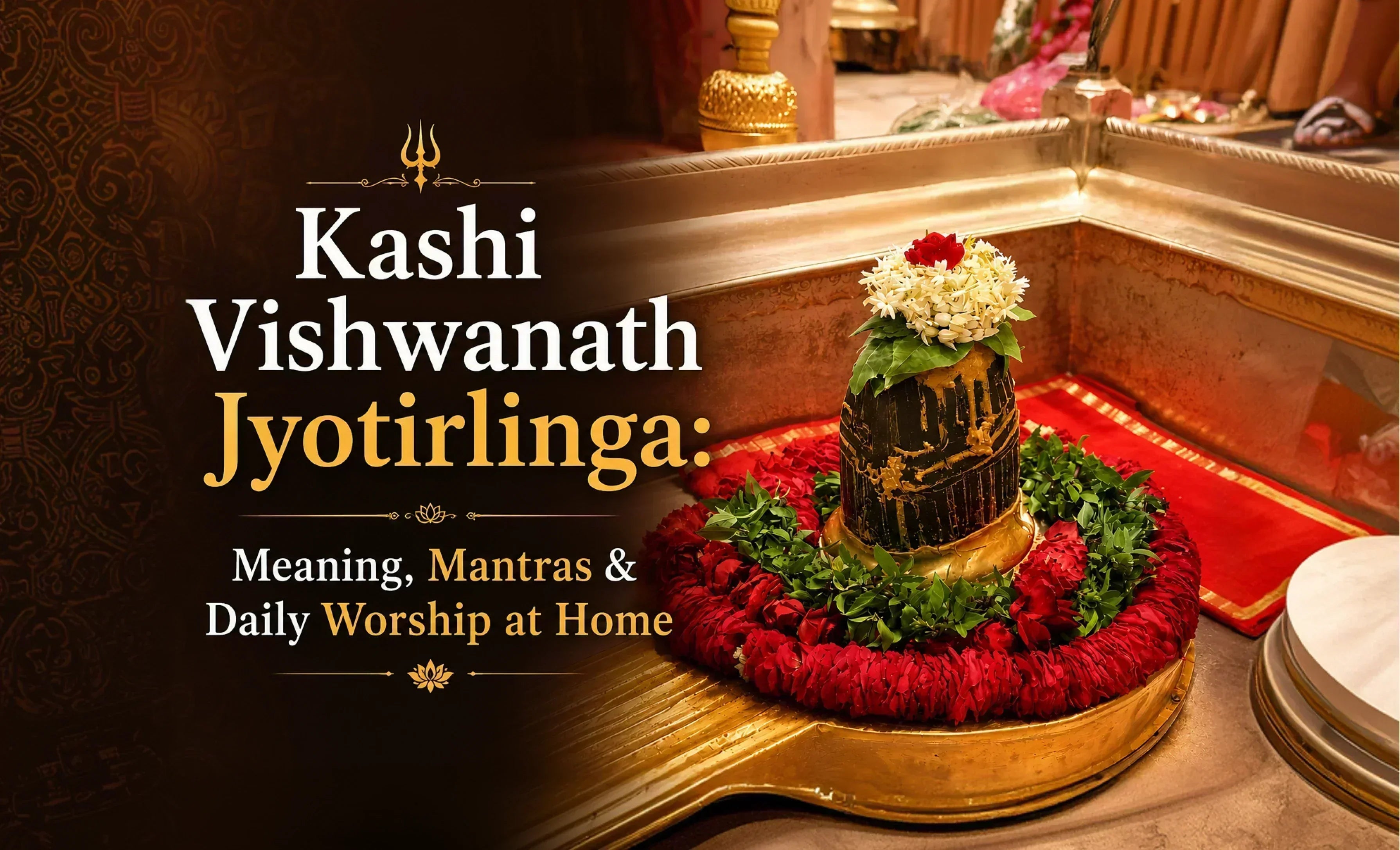 Kashi Vishwanath Jyotirlinga: Meaning, Mantras & Daily Worship at Home