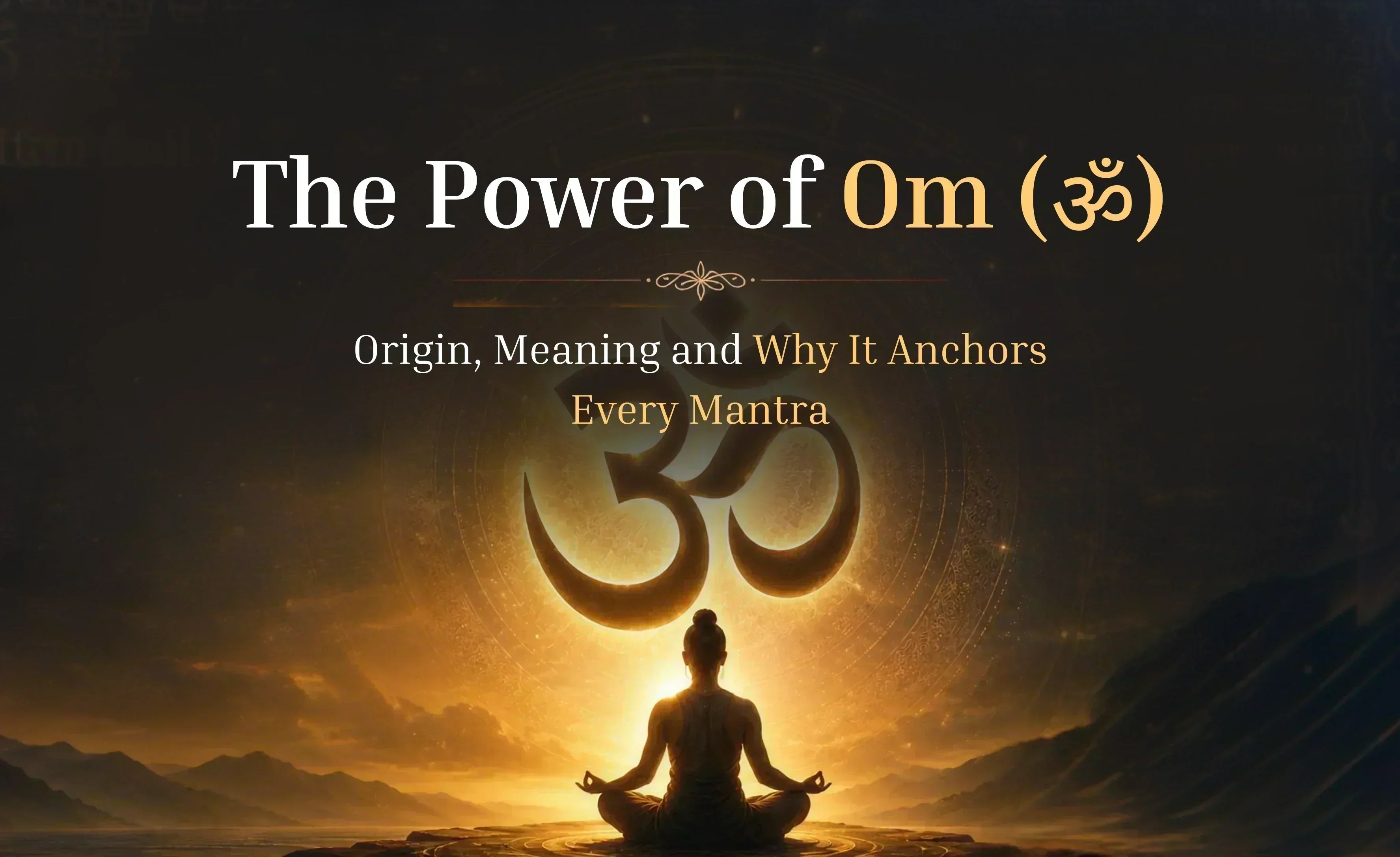 The Power of Om (ॐ): Origin, Meaning, and Why It Anchors Every Mantra