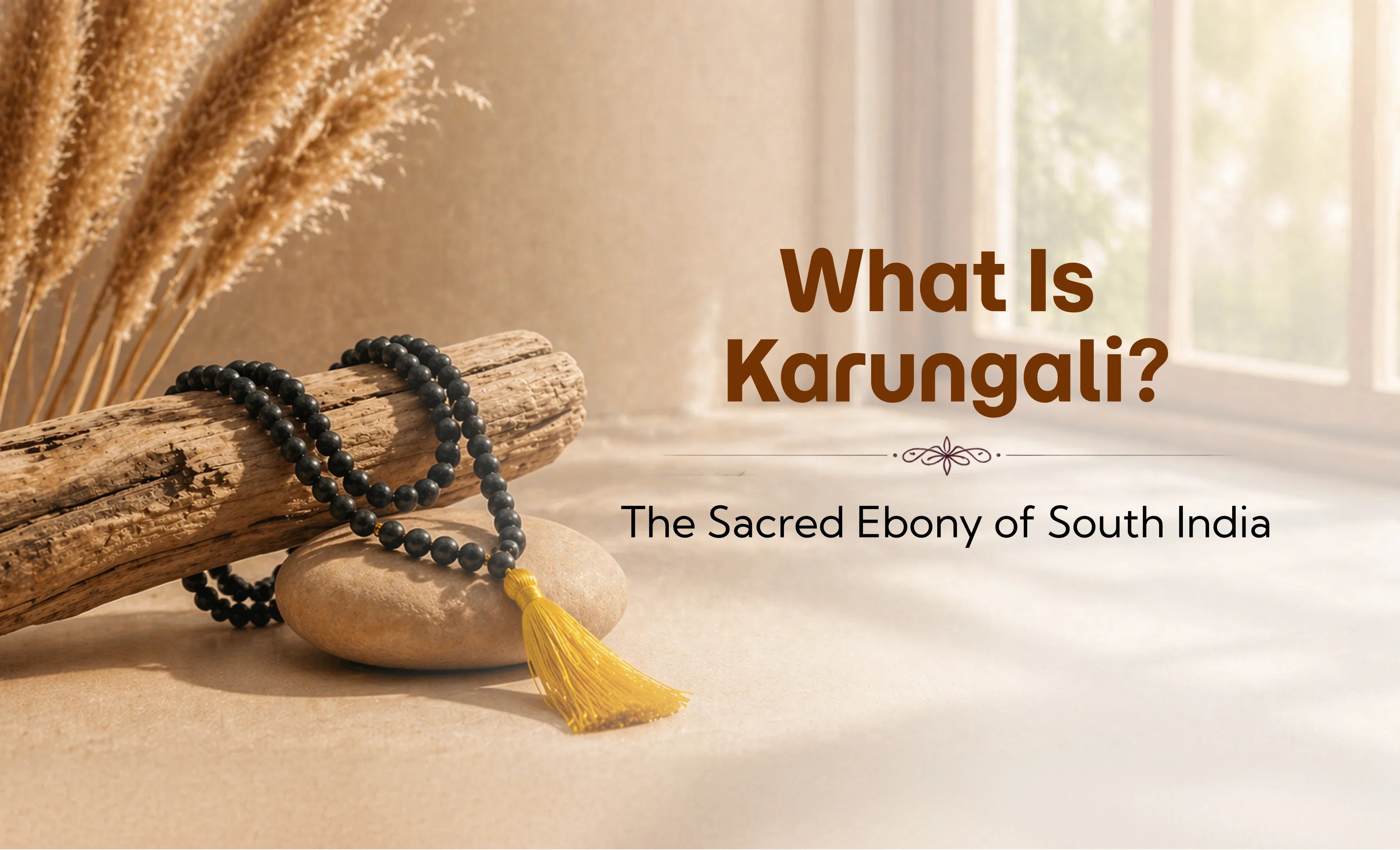 What Is Karungali? The Sacred Ebony of South India