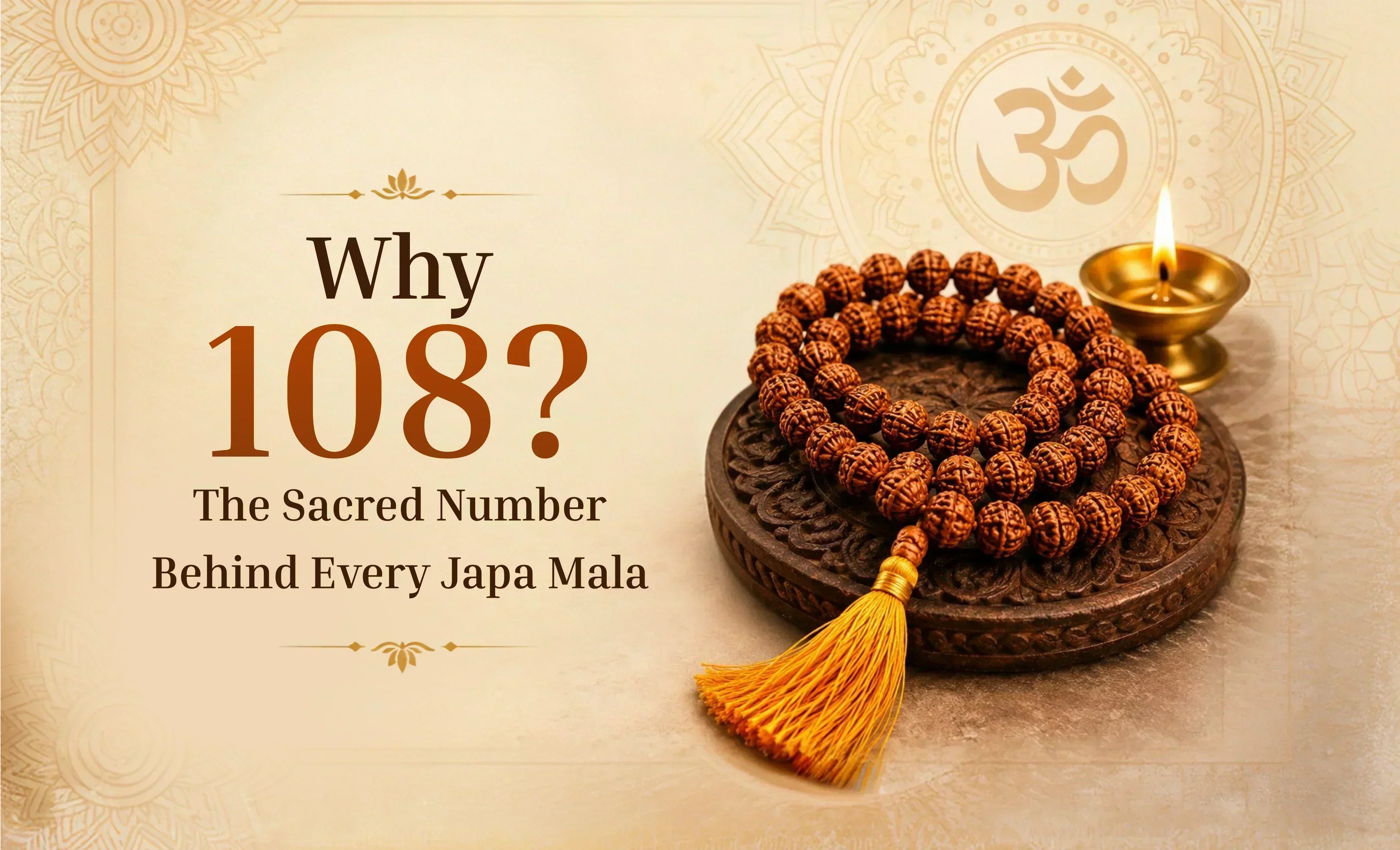Why 108? The Sacred Number Behind Every Japa Mala