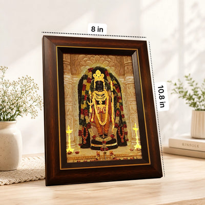 Scanning the Ram Lalla frame with the Shubh Darshan App for AR Manas Puja