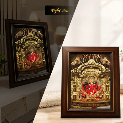 Shri Siddhi Vinayak Golden Foil AR Table Frame