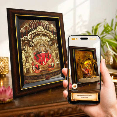 Print quality of the Siddhi Vinayak AR table frame - 600 DPI archival print on 200 micron paper