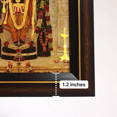 Print quality of the Ram Lalla AR table frame - 600 DPI archival print on 200 micron paper