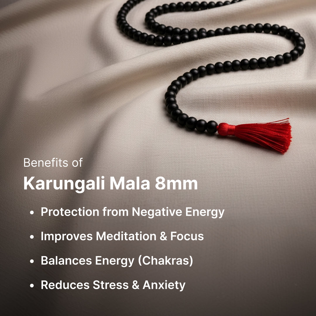 Karungali Mala 8mm