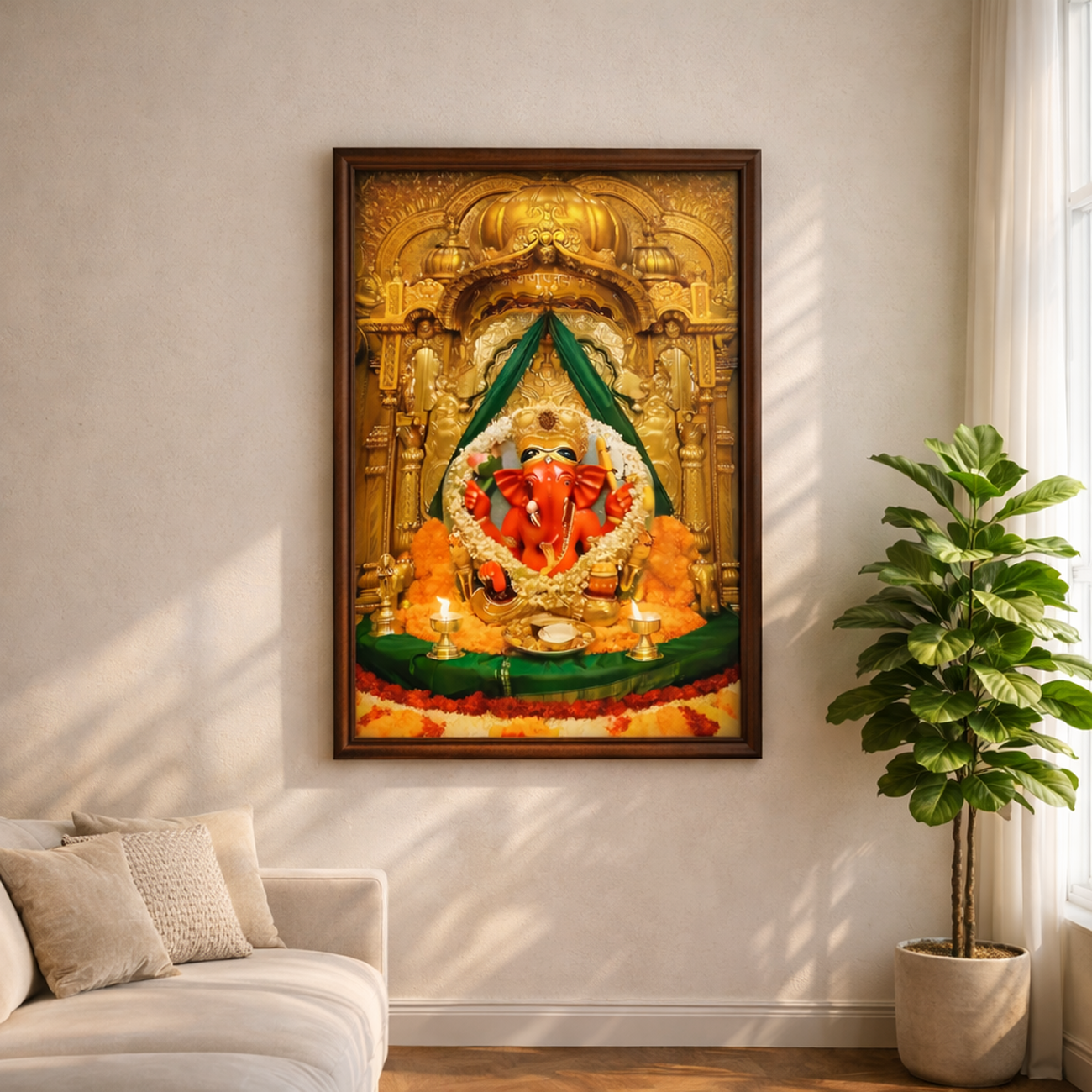 Shri Siddhi Vinayak Portal Frame - 3D AR Edition