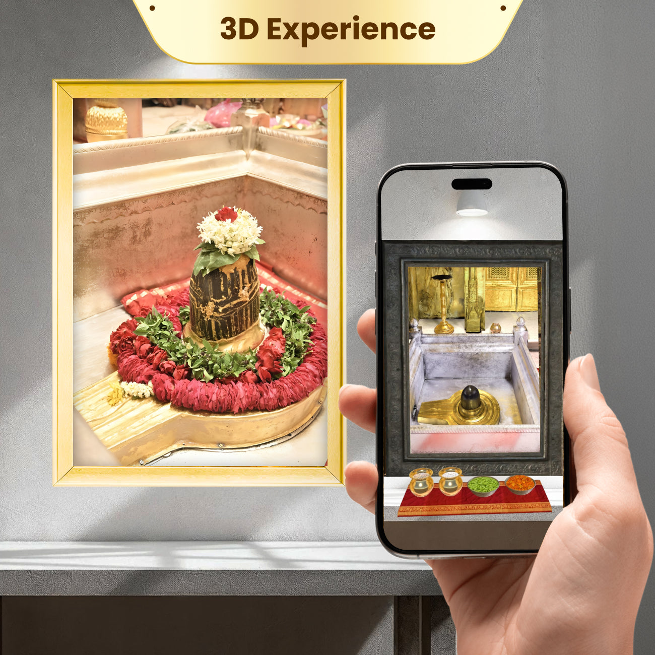 Shri Kashi Vishwanath Portal Frame - 3D AR Edition