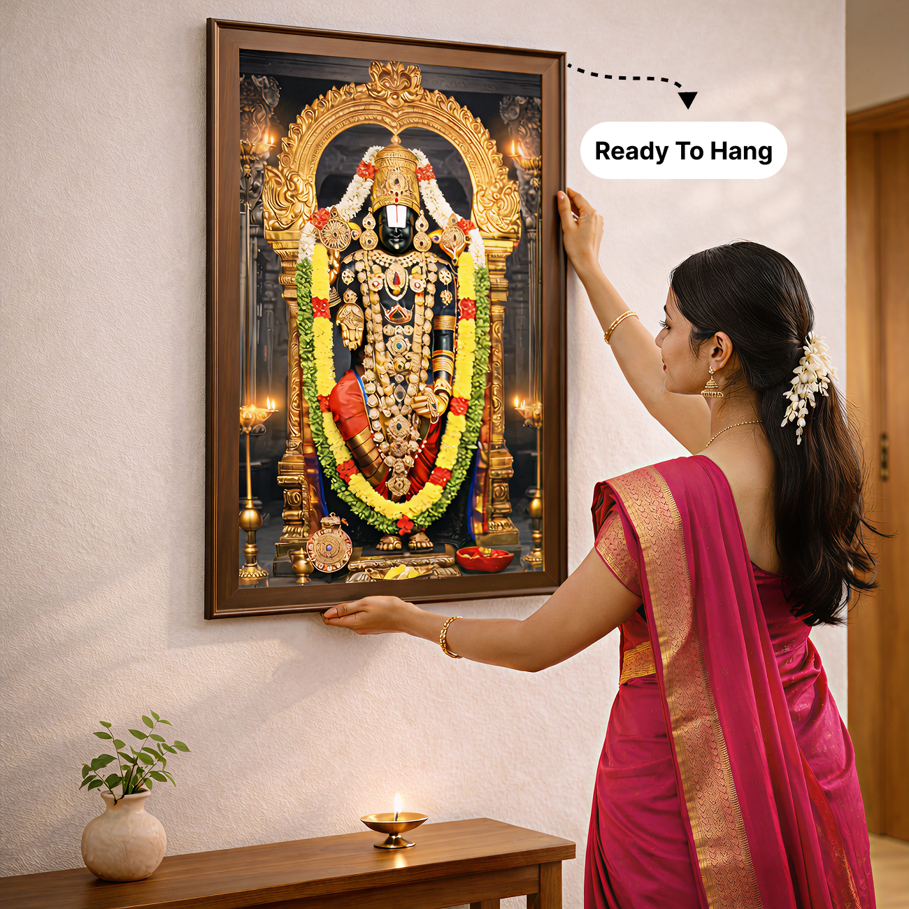 Shri Tirupati Balaji Portal Frame - 3D AR Edition
