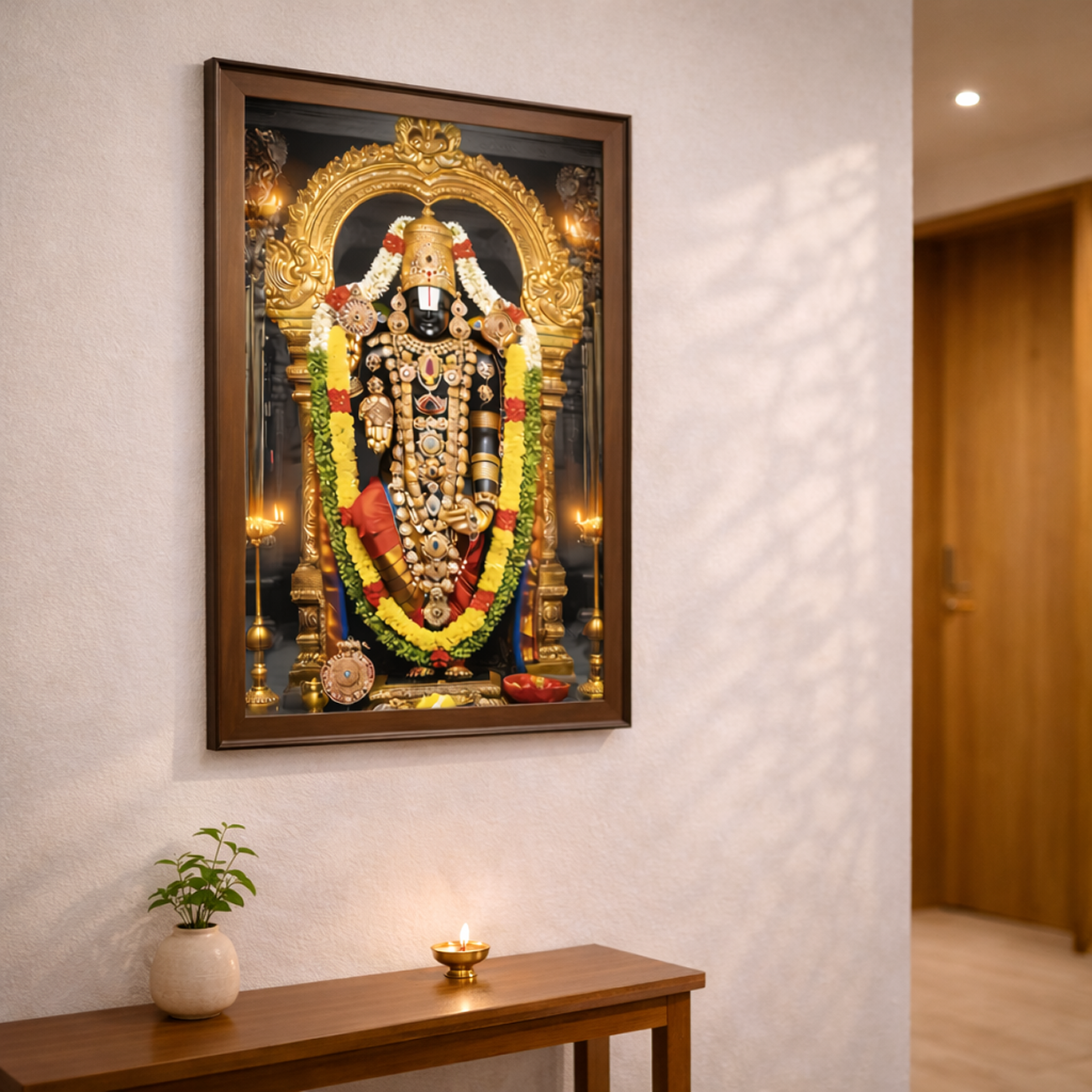 Shri Tirupati Balaji Portal Frame - 3D AR Edition