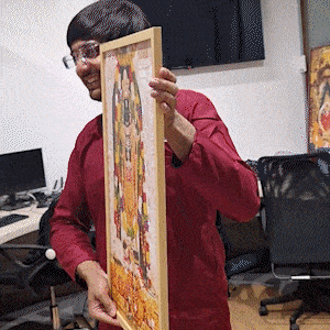 Shri Ram Lalla Portal Frame - 3D AR Edition
