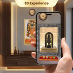 Shri Ram Lalla Portal Frame - 3D AR Edition