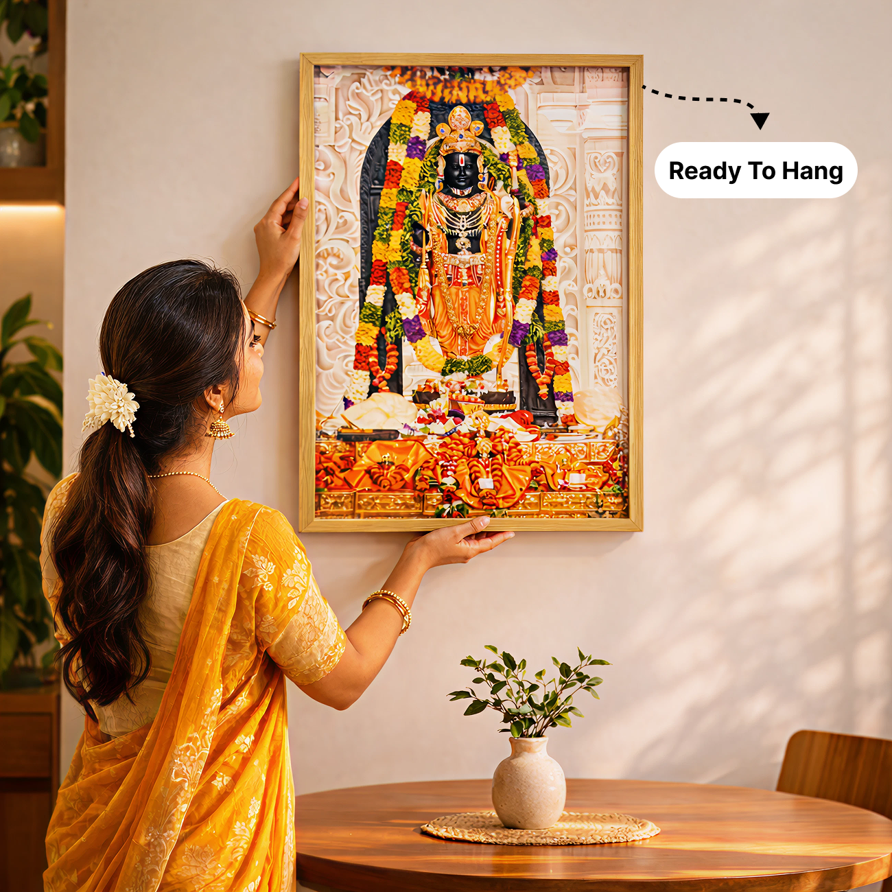 Shri Ram Lalla Portal Frame - 3D AR Edition