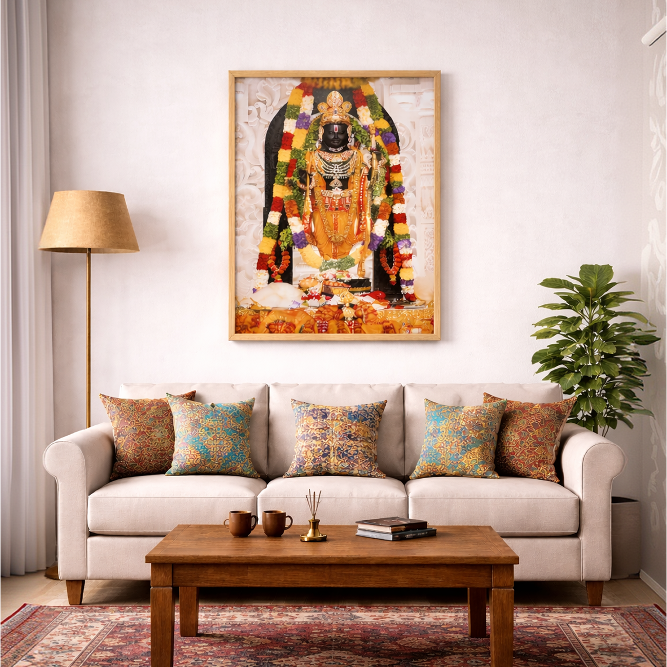 Shri Ram Lalla Portal Frame - 3D AR Edition