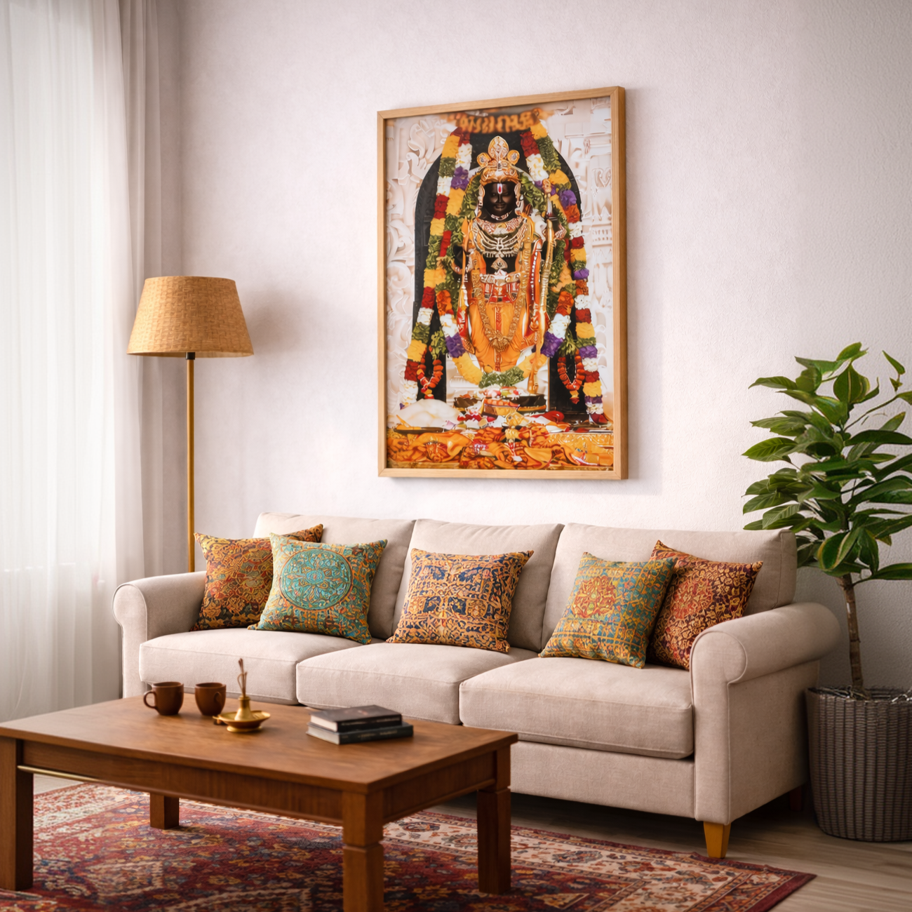 Shri Ram Lalla Portal Frame - 3D AR Edition