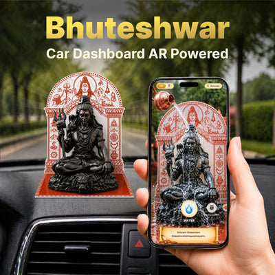 Bhuteshwar Shivji Car Dashboard Idol – AR Edition (4.5 inch)