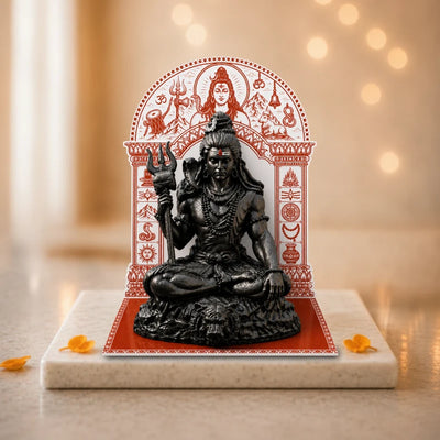 Bhuteshwar Shivji Car Dashboard Idol – AR Edition (4.5 inch)