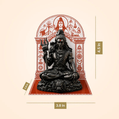 Bhuteshwar Shivji Car Dashboard Idol – AR Edition (4.5 inch)