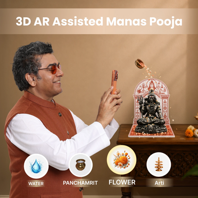 Bhuteshwar Shivji Car Dashboard Idol – AR Edition (4.5 inch)