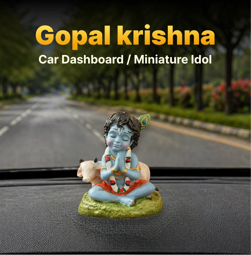 Gopal krishna Car Dashboard / Miniature Idol
