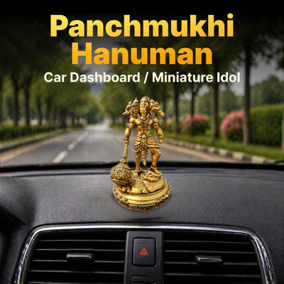 Panchmukhi Hanuman Car Dashboard / Miniature Idol