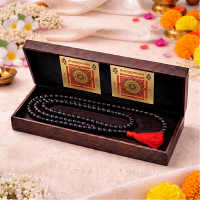 Karungali Mala 8mm - Kashi Siddh & Certified