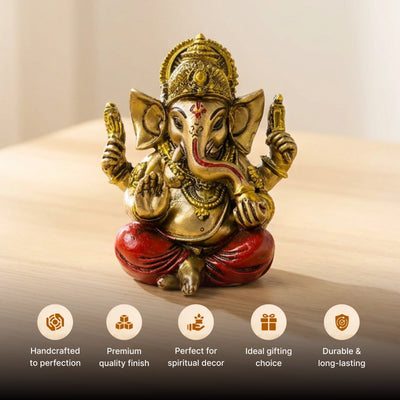 Vighnaharta Ganesh Car Dashboard / Miniature Idol