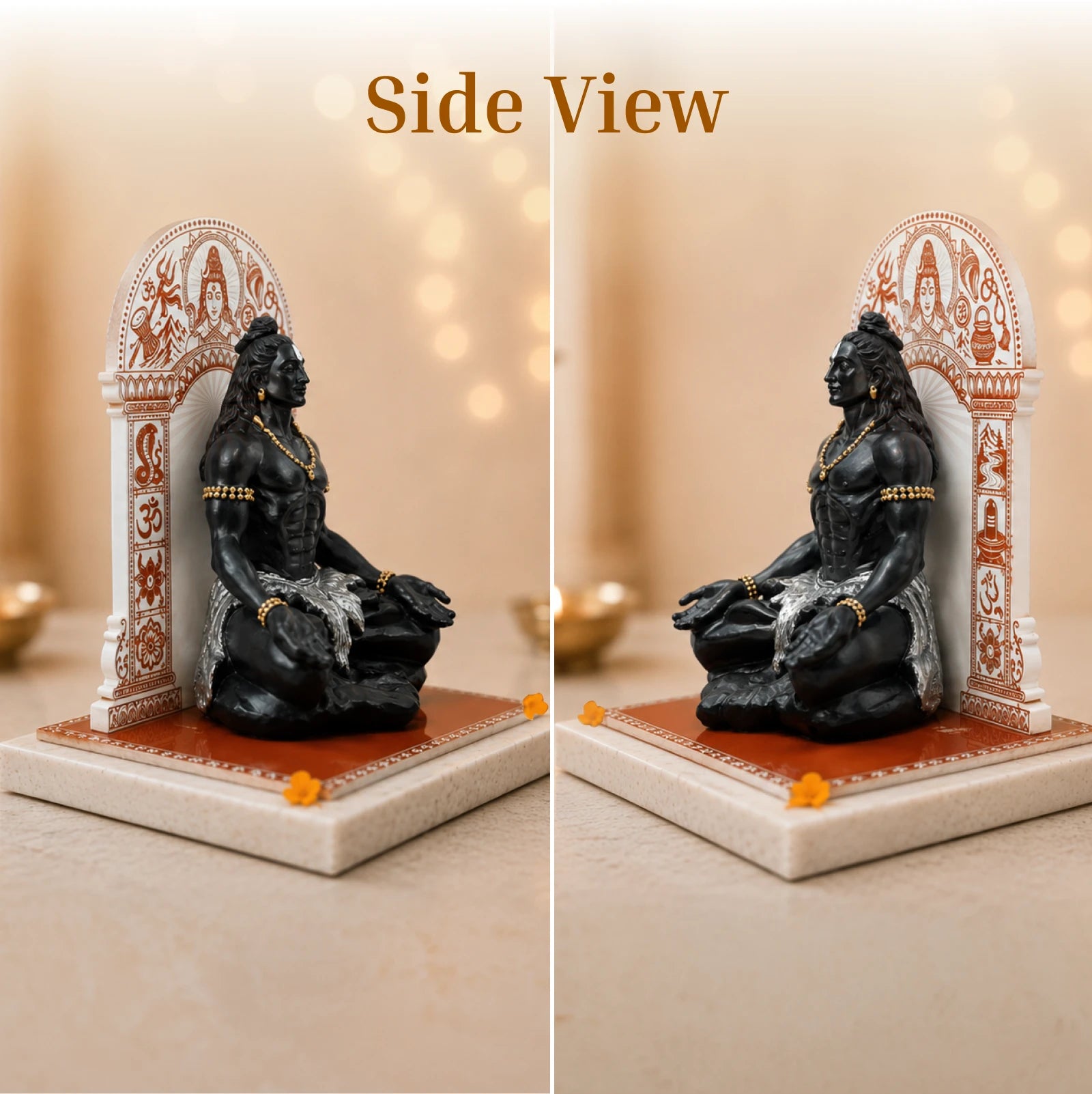 Adiyogi Shivji Car Dashboard Idol – AR Powered (4.5 inch)