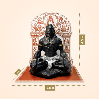 Adiyogi Shivji Car Dashboard Idol – AR Powered (4.5 inch)