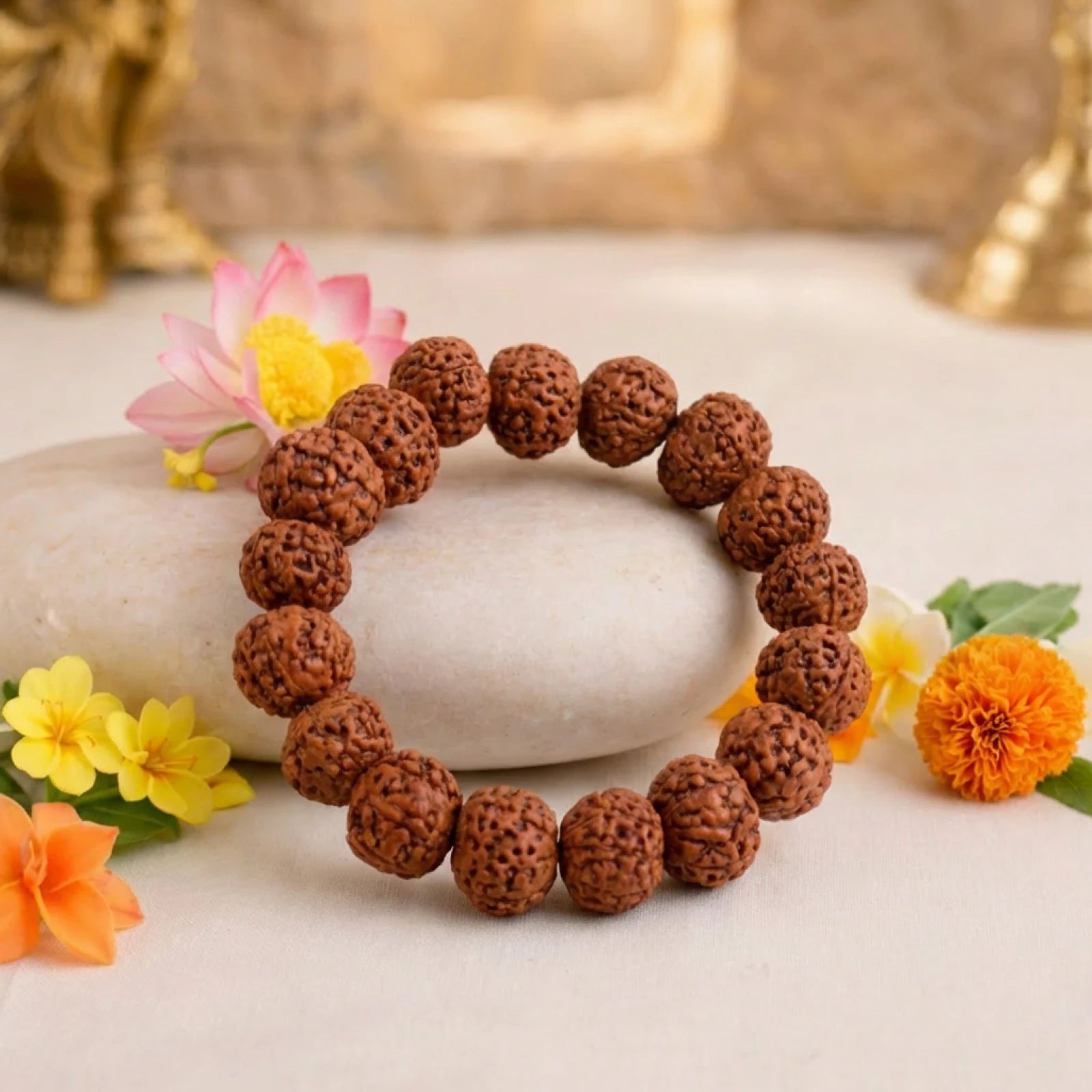 Maha Shiv Combo - Bhuteshwar Car Dashboard / 7 Mukhi Rudraksha Bracelet