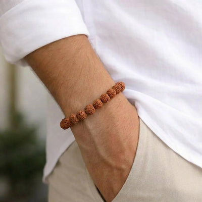 7 Mukhi Rudraksha Bracelet - Kashi Siddh & Certified