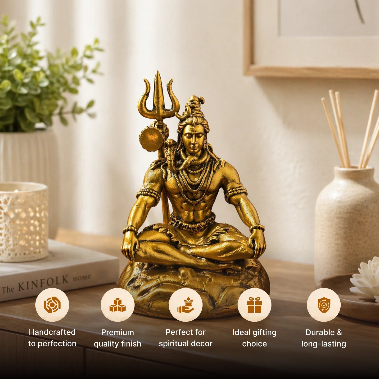 Yogeshwar Shiv Car Dashboard / Miniature Idol