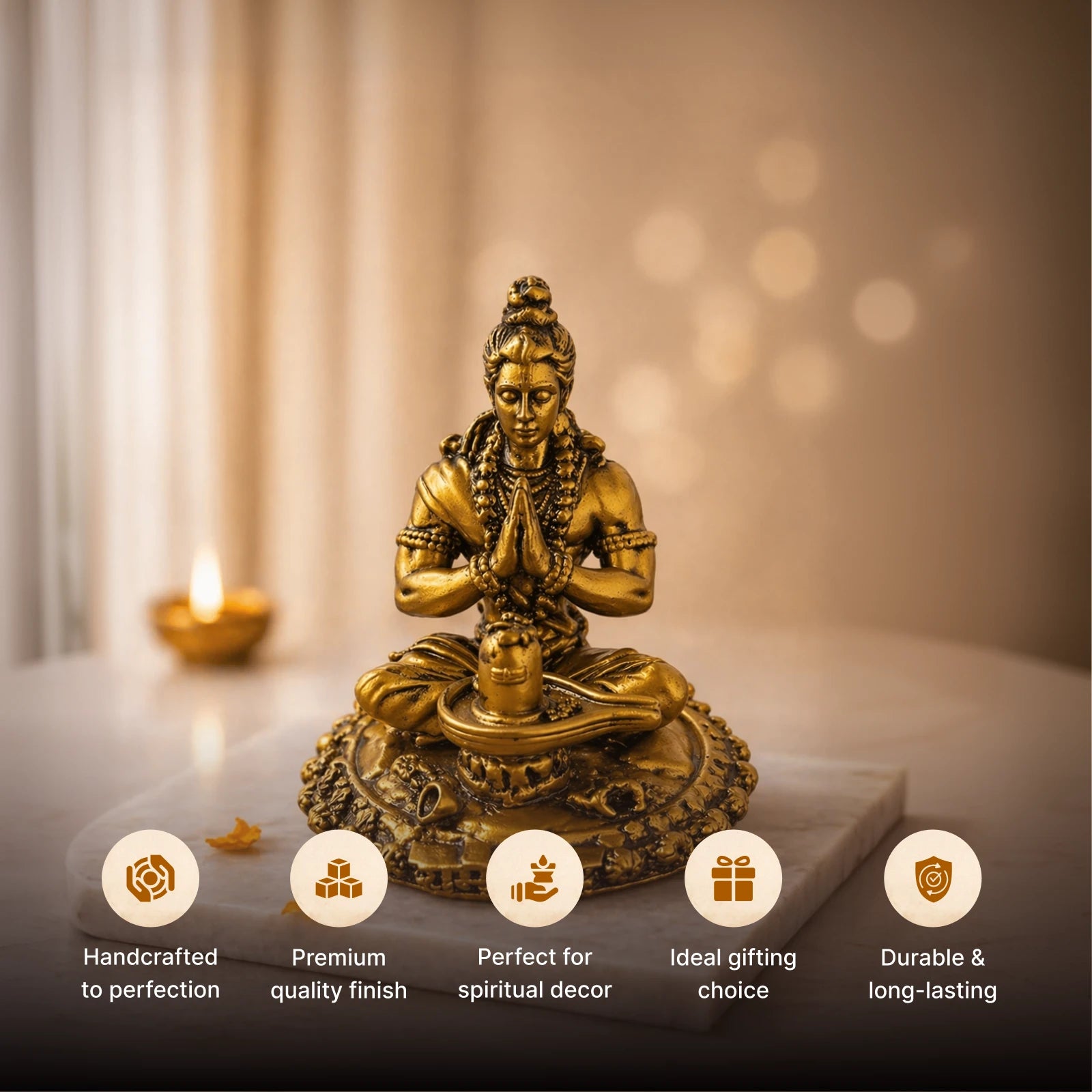 Rameshwar Shiv Car Dashboard / Miniature Idol