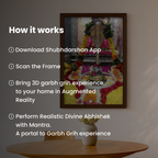 Shri Omkareshwar 3D AR Portal Frame