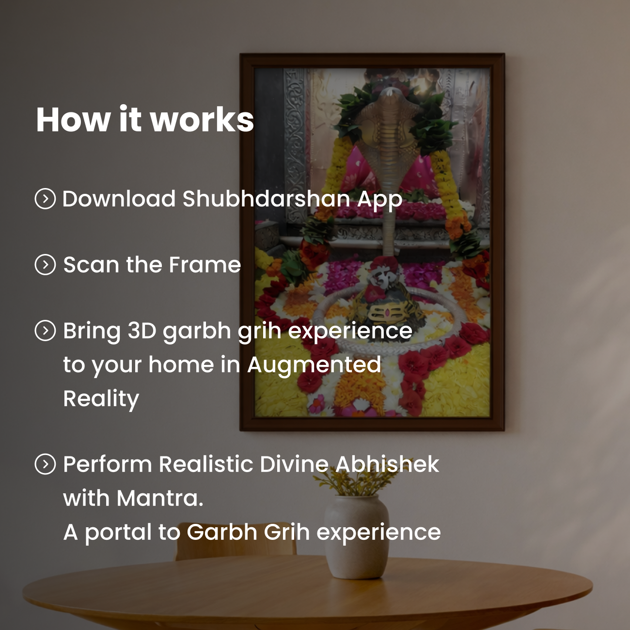 Shri Omkareshwar 3D AR Portal Frame