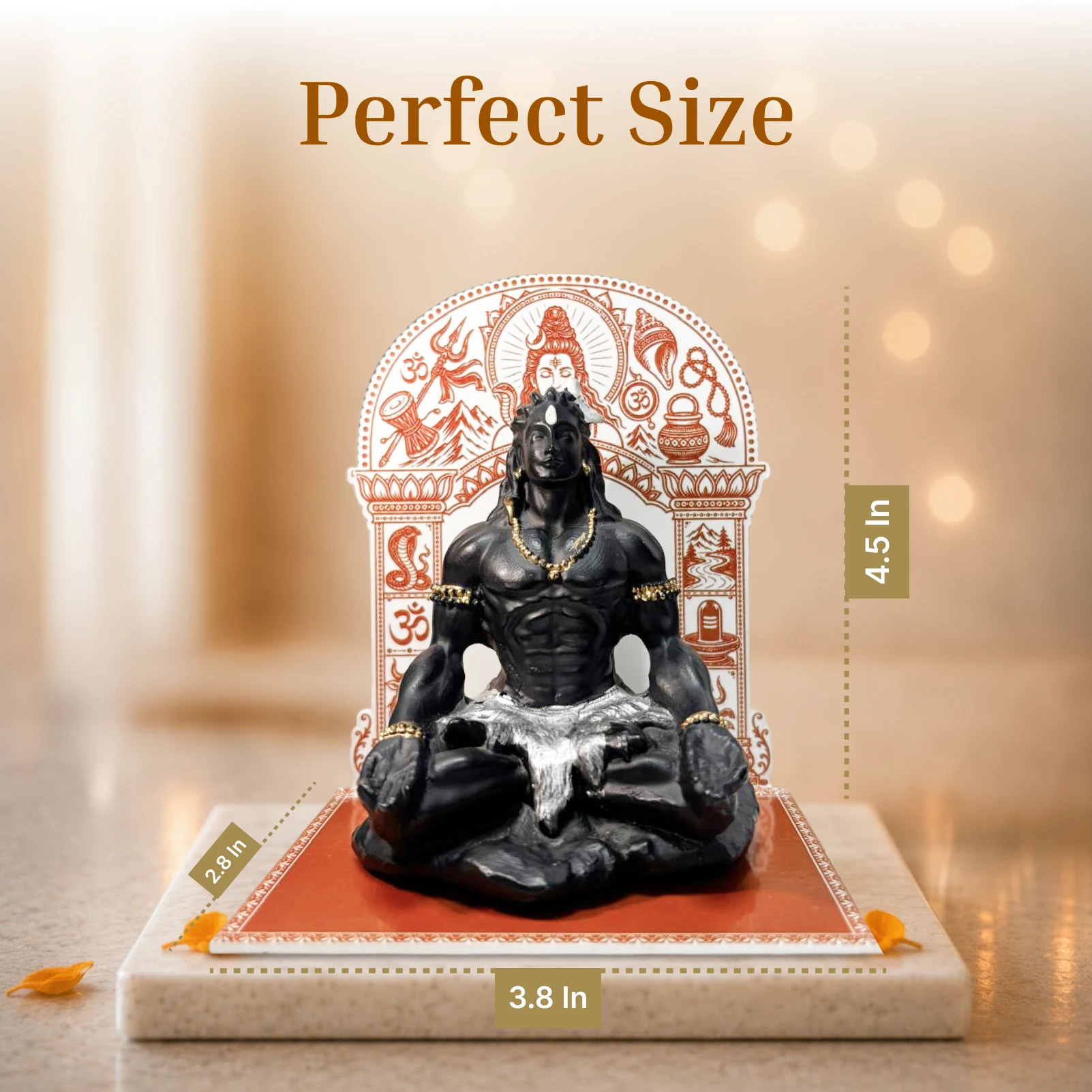 Adiyogi Shiv Car Dashboard / Miniature Idol