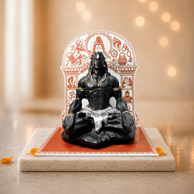 Adiyogi Shivji Car Dashboard Idol – AR Powered (4.5 inch)