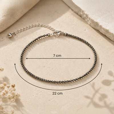 Raw Pyrite Anklet