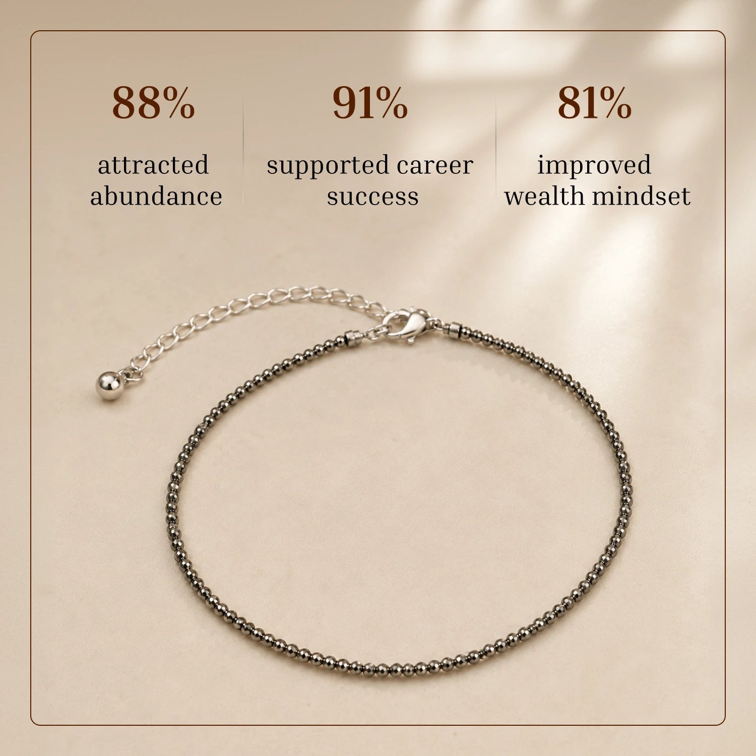 Raw Pyrite Anklet