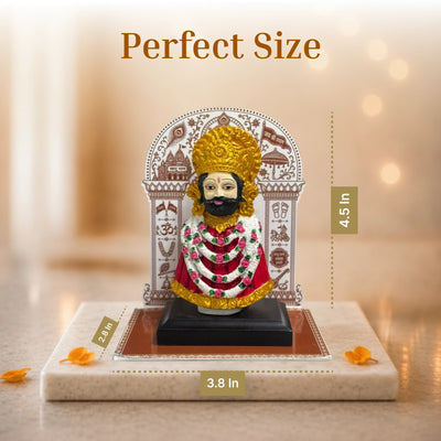 Khatu Shyam Ji Mangal Car Dashboard Idol – AR Edition (4.5 inch)