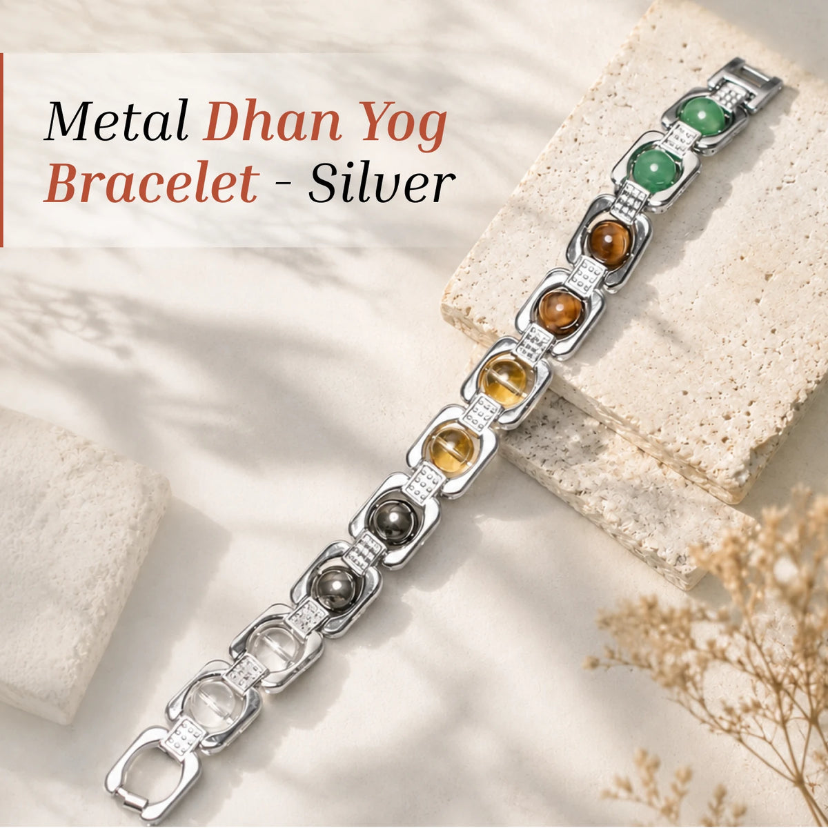 Dhan Yog Bracelet & Pyrite Anklet Combo – Lakshmi Kripa Wealth Set