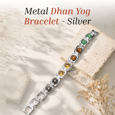 Metal Dhan Yog Bracelet - Silver