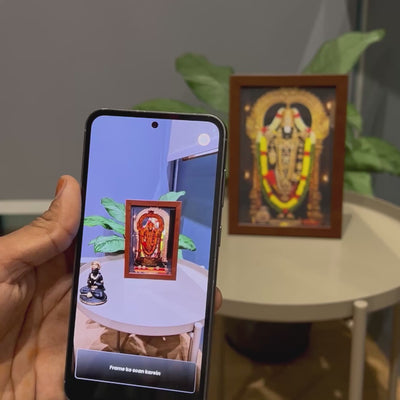 Shri Tirupati Balaji Portal Frame – 3D AR Edition | Table Frame
