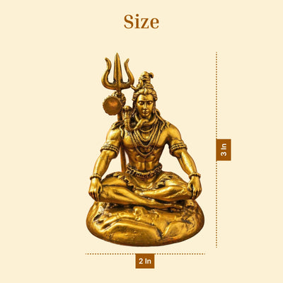 Yogeshwar Shiv Car Dashboard / Miniature Idol